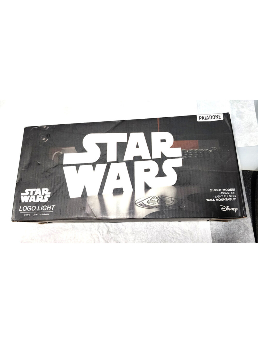 Paladone STAR WARS LOGO LIGHT Wall Mountable and Freestanding 2 Light Modes NEW
